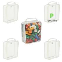 Combo Organizadores Multiuso Transparente Tamanhos 5 P + 1 M - Bubag!