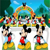 Combo Ouro Mickey Totem Display Festa Aniversário