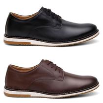 Combo Oxford Masculino Em Couro Macio Leve 2 Pares Oferta Combo Oxford Masculino Em Couro Macio Leve 2 Pares Oferta