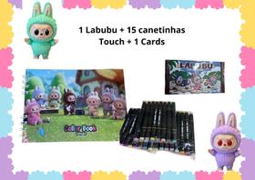 Combo para Colorir Labubu - Capa dura Colorida