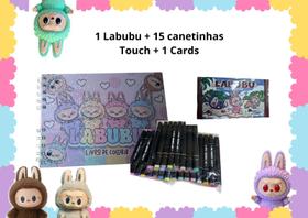 Combo para Colorir Labubu - Capa Dura cor clara Combo para Colorir Labubu - Capa Dura cor clara