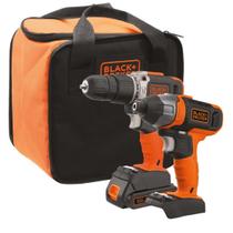 Combo Paraf/Furad.Imp 3/8+Paraf.Imp 1/4 Bolsa Black+Decker