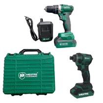 Combo Parafusadeira 110/220v + Furadeira 20v - Mestre Marceneiro