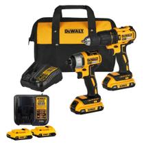Combo Parafusadeira 20V MAX DCD7781 + Impacto 1/4" DCF7871 com 4 Baterias 2Ah - DCK276D2-BR Combo Parafusadeira 20V MAX DCD7781 + Impacto 1/4" DCF7871 com 4 Baterias 2Ah - DCK276D2-BR
