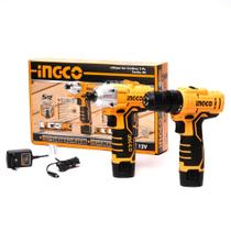 Combo Parafusadeira 3/8" 12 V e Chave Impacto 1/4" Linha S12 INGCO