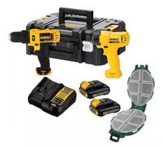 Combo Parafusadeira Chave Impacto 12v Dck202c2 Dewalt Estojo