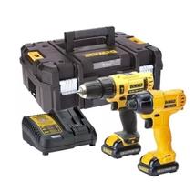 Combo Parafusadeira + Chave Impacto 12v Dck202c2t Dewalt Bivolt