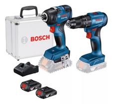 Combo parafusadeira e furadeira 18v impacto + maleta - bosch 0615a0025x