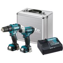 Combo Parafusadeira e Furadeira com 2 Baterias de 12 Volts + Carregador e Maleta - CLX228SAX - MAKITA
