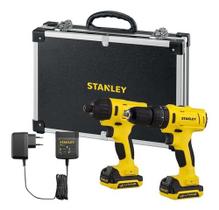 Combo Parafusadeira E Furadeira De Impacto 3/8" 10mm 1/4" 6,35mm 12V Max Li-Ion Vvr 2 Baterias 1,5Ah Stanley