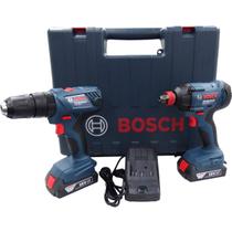 Combo Parafusadeira e Furadeira GSB 180-LI e Chave de Impact - BOSCH