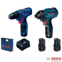 Combo Parafusadeira Gsb120Li + Chave Impacto Gdr120Li Maleta - Bosch