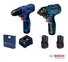 Combo Parafusadeira Gsr120li + Chave Impacto Gdr120li Maleta