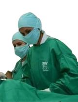 Combo Paramentação Cirurgia Odontologica tecido = 1 Campo Paciente 2 Capotes Cirúrgico ( Aventais ). - Vestmedic Uberlândia MG