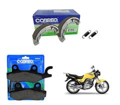 Combo Pastilha Freio Dianteira Cobreq + Lona Patim Freio Cobreq Traseiro Suzuki Yes 125 Combo Pastilha Freio Dianteira Cobreq + Lona Patim Freio Cobreq Traseiro Suzuki Yes 125