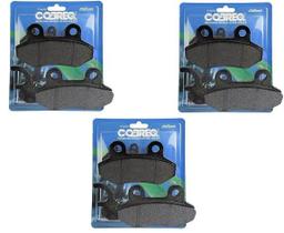 Combo Pastilha Freio Original Cobreq N1800 Dafra Citycom City 300 Dianteira ou Traseira - 3 peças Combo Pastilha Freio Original Cobreq N1800 Dafra Citycom City 300 Dianteira ou Traseira - 3 peças