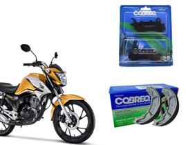 Combo Pastilha + Lona Freio Original Cobreq Cg Titan Fan Cargo 160 Ano 2018 ~ 2022 Combo Pastilha + Lona Freio Original Cobreq Cg Titan Fan Cargo 160 Ano 2018 ~ 2022
