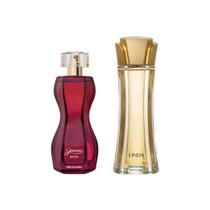 Combo Perfumaria Feminina: Linda 100ml + Glamour Diva 75ml Combo Perfumaria Feminina: Linda 100ml + Glamour Diva 75ml
