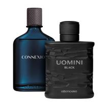 Combo Perfumaria Masculina: Uomini Black 100ml + Boticollection Connexio 100ml