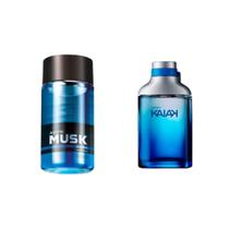 Combo Perfume Musk Marine E Kaiak Tradicional - 100ml
