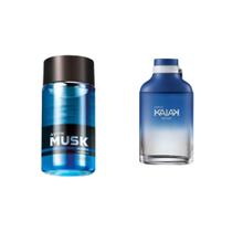 Combo Perfume Musk Marine E Perfume Kaiak Sonar - 100ml