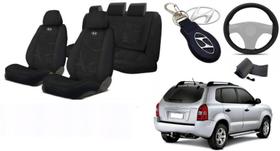 Combo Personalizado Premium Tucson 04-13 +(Capa Volante) + Chaveiro