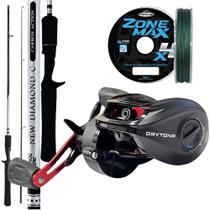 Combo Pesca Carretilha Daytona 11 Rolamento Vara 1,68 Linha Combo Pesca Carretilha Daytona 11 Rolamento Vara 1,68 Linha