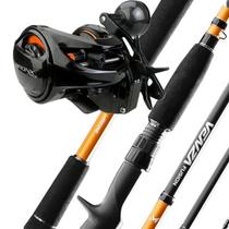 Combo Pescaria Forte Carretilha Bronx 300P Drag 15kg Vara Venza Fusion 1,98m 40lbs 2 Partes Lado da Manivela:DireitoTam Combo Pescaria Forte Carretilha Bronx 300P Drag 15kg Vara Venza Fusion 1,98m 40lbs 2 Partes Lado da Manivela:DireitoTam