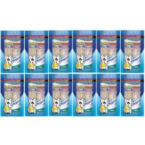 Combo Petisco Palitinho Ossinho Para Cães Filhotes Deliciosso Palito Fino Baby Leite - 12 Pacotes Combo Petisco Palitinho Ossinho Para Cães Filhotes Deliciosso Palito Fino Baby Leite - 12 Pacotes
