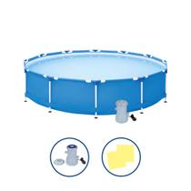 Combo Piscina Circular 7.000L E Filtro 2200L/h 220V Mor