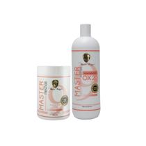 Combo Po Descolorante + Ox 20 Master Mechas Robson Peluquero