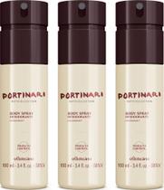Combo Portinari: Body Spray Desodorante 100ml (3 unidades)