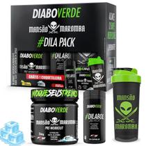 Combo Pré treino Diabo Verde Vasodilatador Dilabol pack Ftw