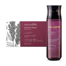 Combo Presente Ameixa Negra: Body Splash 200ml + Sabonete em Barra 2x90g Combo Presente Ameixa Negra: Body Splash 200ml + Sabonete em Barra 2x90g