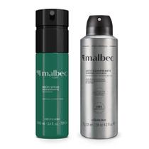 Combo Presente Body Spray Malbec Vert 100ml + Desodorante Antitranspirante Malbec Magnetic 75g/125ml Combo Presente Body Spray Malbec Vert 100ml + Desodorante Antitranspirante Malbec Magnetic 75g/125ml