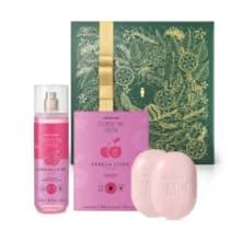 Combo Presente Cuide-se Bem Cereja Livre: Body Splash 200ml + Sab. Barra 2x80g + Caixa de Presente
