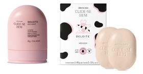 Combo Presente Cuide-se Bem Deleite: Creme Para Mãos 45g + 2 Sabonetes em Barra 80g cada