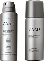 Combo Presente Dia dos Pais Zaad: Espuma de Barbear 200ml + Desodorante Aerossol 75g - Corpo e banho