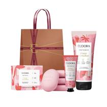 Combo Presente Feminino para mulher Eudora Frutas Vermelhas Instance Banho Sabonete Corpo Creme