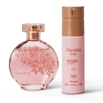 Combo Presente Floratta Rose: Desodorante Colônia 75ml + Body Spray 100ml Combo Presente Floratta Rose: Desodorante Colônia 75ml + Body Spray 100ml