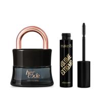 Combo Presente Her Code Eau De Parfum 50ml + Máscara de Cílios 10ml Combo Presente Her Code Eau De Parfum 50ml + Máscara de Cílios 10ml