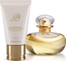 Combo Presente Lily: Eau de Parfum 75ml + Creme Hidratante Desodorante para Mãos 50g