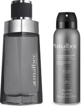 Combo Presente Malbec Elegant: Desodorante Colônia 100ml + Desodorante Antitranspirante Aerosol