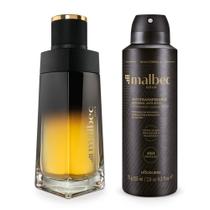 Combo Presente Malbec Gold: Desodorante Colônia 100ml + Desodorante Antitranspirante Aerosol 125ml