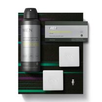 Combo Presente MEN: Sabonete em Barra 90g + Desodorante Antitranspirante Aerossol + Caixa Presente