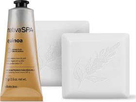 Combo Presente Nativa SPA Quinoa: Creme Antissinais para Mãos FPS 15 75g + Sabonete em Barra 2x90g