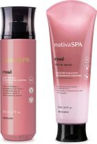 Combo Presente Nativa Spa Rosé: Loção Revitalizante Desodorante Corporal 200ml + Body Splash 200ml