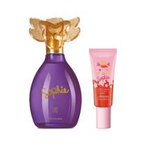 Combo Presente Petit Sophie: Colônia Infantil 100ml + Brilho Labial Morango 7,5ml