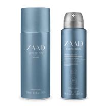 Combo Presente Zaad Expedition: Body Splash 200ml + Desodorante Antitranspirante Aerossol 75g