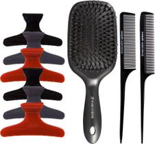 Combo profissional raquete javali + 2 pentes + 6 piranhas cabelo marco boni Combo profissional raquete javali + 2 pentes + 6 piranhas cabelo marco boni